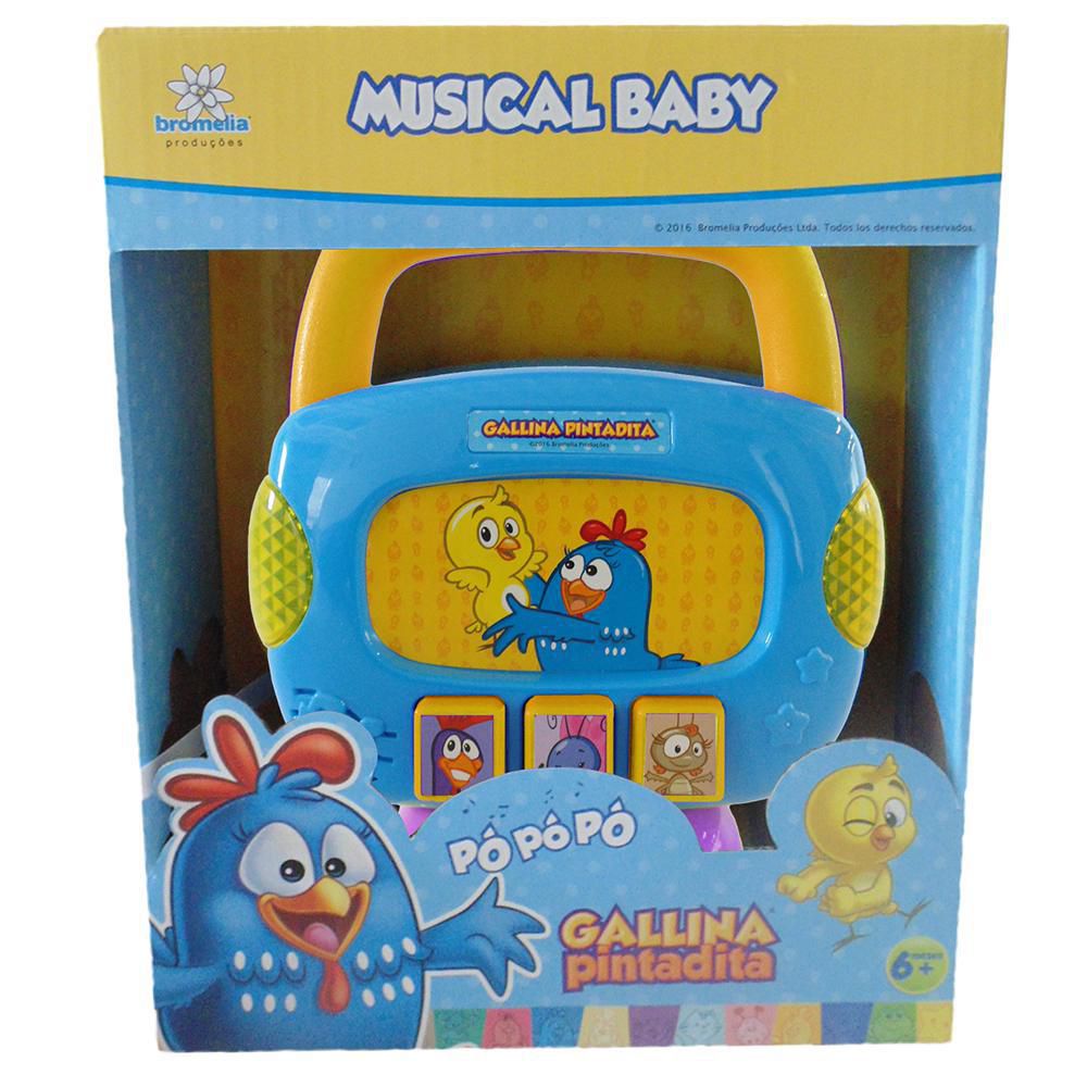 REPRODUCTOR MUSICAL AMARILLO GALLINA PINTADITA REP AMARIL img #2