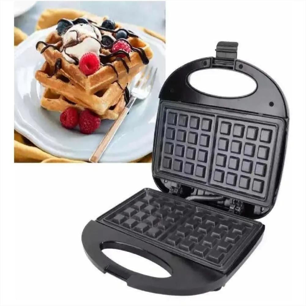 Wafflera/Sandwichera Eléctrica 3 En 1 Antiadherente 2 Puestos 750 Watts!!! img #3