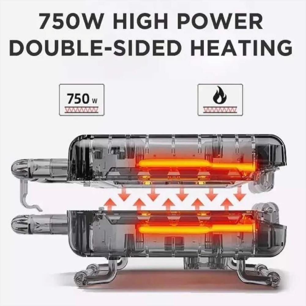 Wafflera/Sandwichera Eléctrica 3 En 1 Antiadherente 2 Puestos 750 Watts!!! img #4