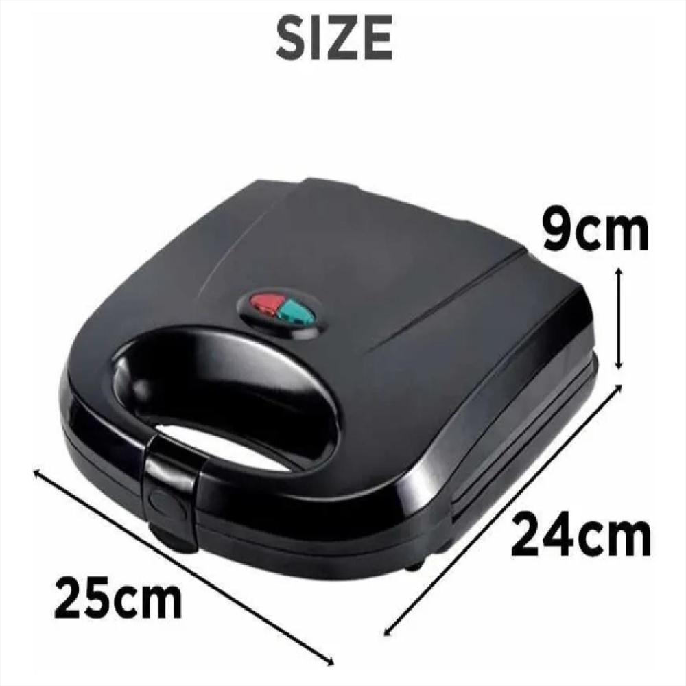 Wafflera/Sandwichera Eléctrica 3 En 1 Antiadherente 2 Puestos 750 Watts!!! img #5