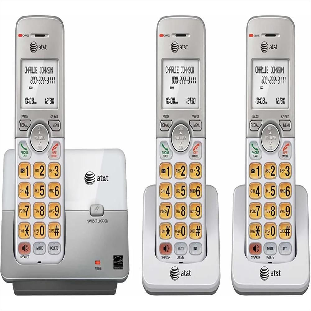 Teléfono Inalámbrico At&T Triple D6.0 3 Piezas Gris img #1