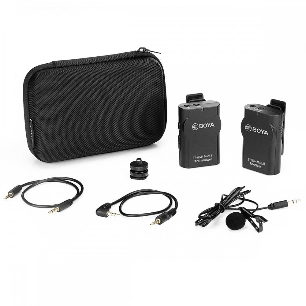 Estabilizador con Micrófono de Solapa Inalámbrico Boya WM4 img #3