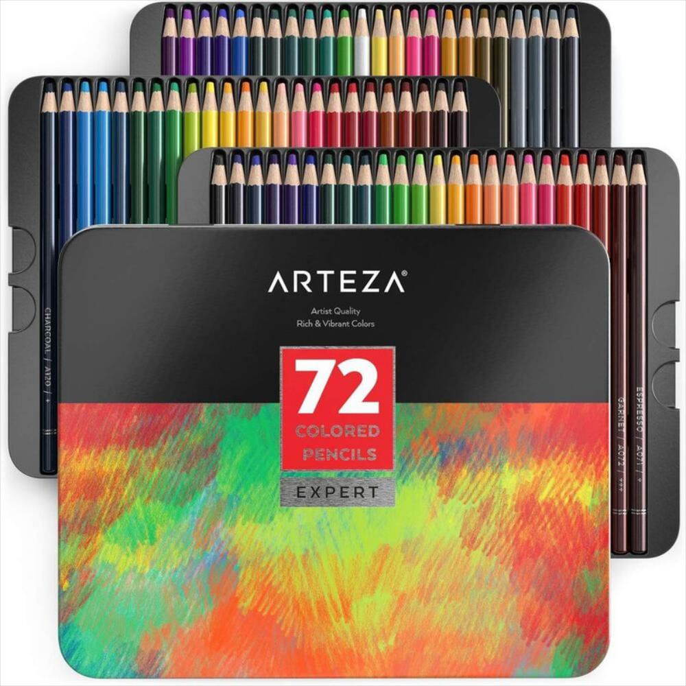 Set profesional de lápices de colores, 72 colores img #1