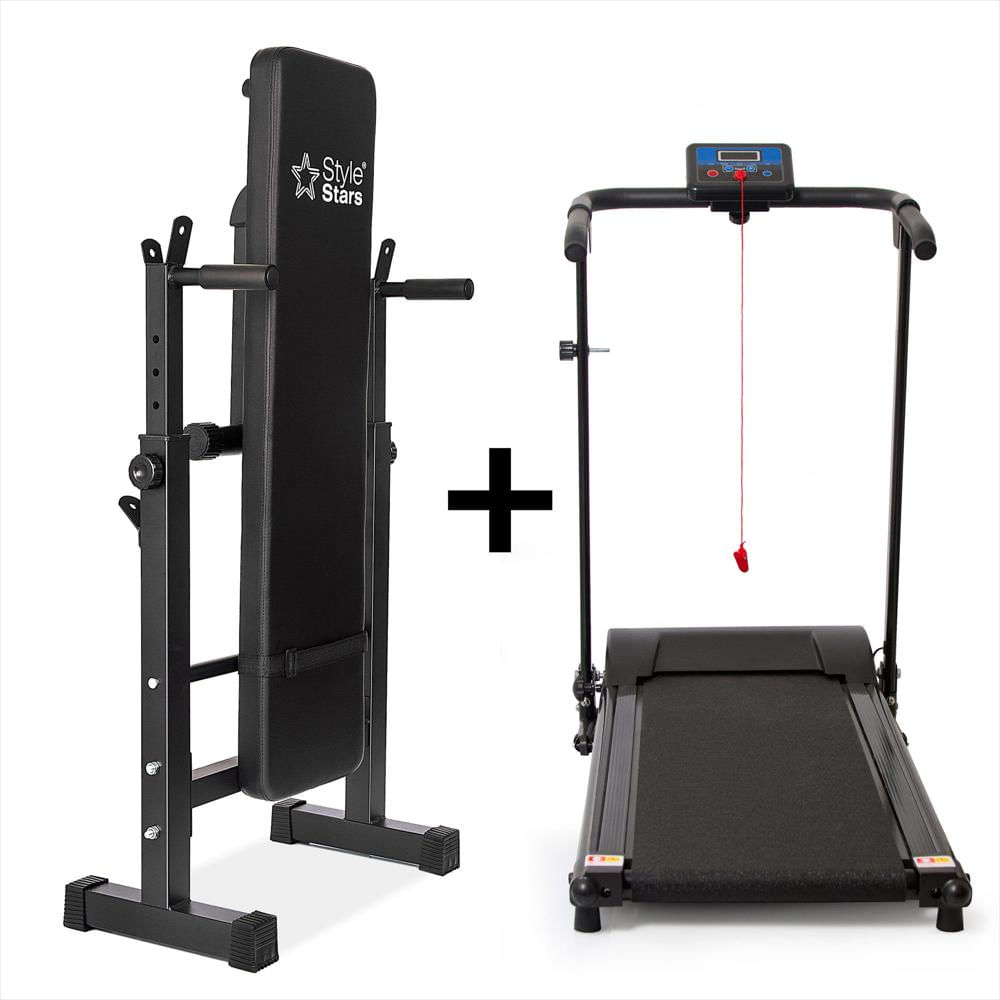 Combo: Caminadora Eléctrica + Banco De Pesas Multifunción img #3