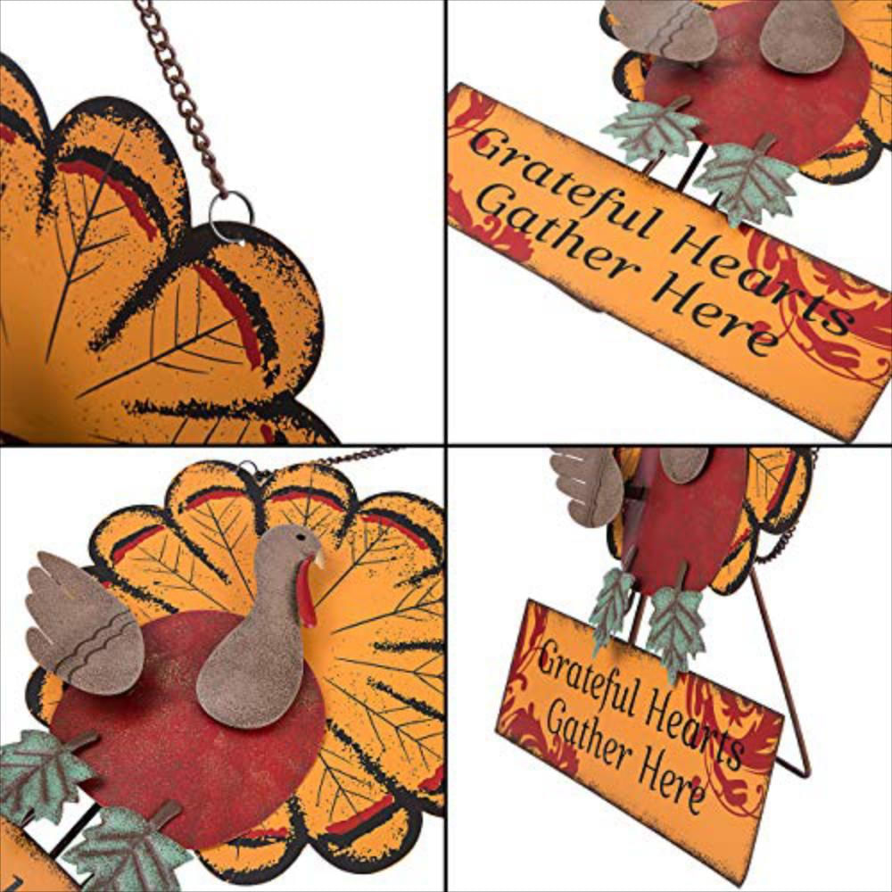 Cartel De Metal Para Colgar En La Pared Acción De Gracias img #3