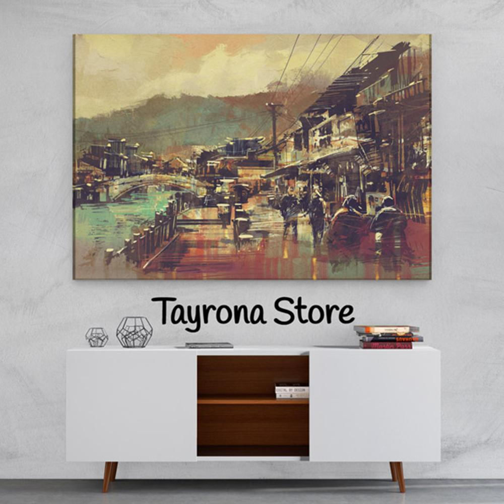 Cuadro Decorativo Tayrona Store 70X50 Pintura Ciudad 21 img #1