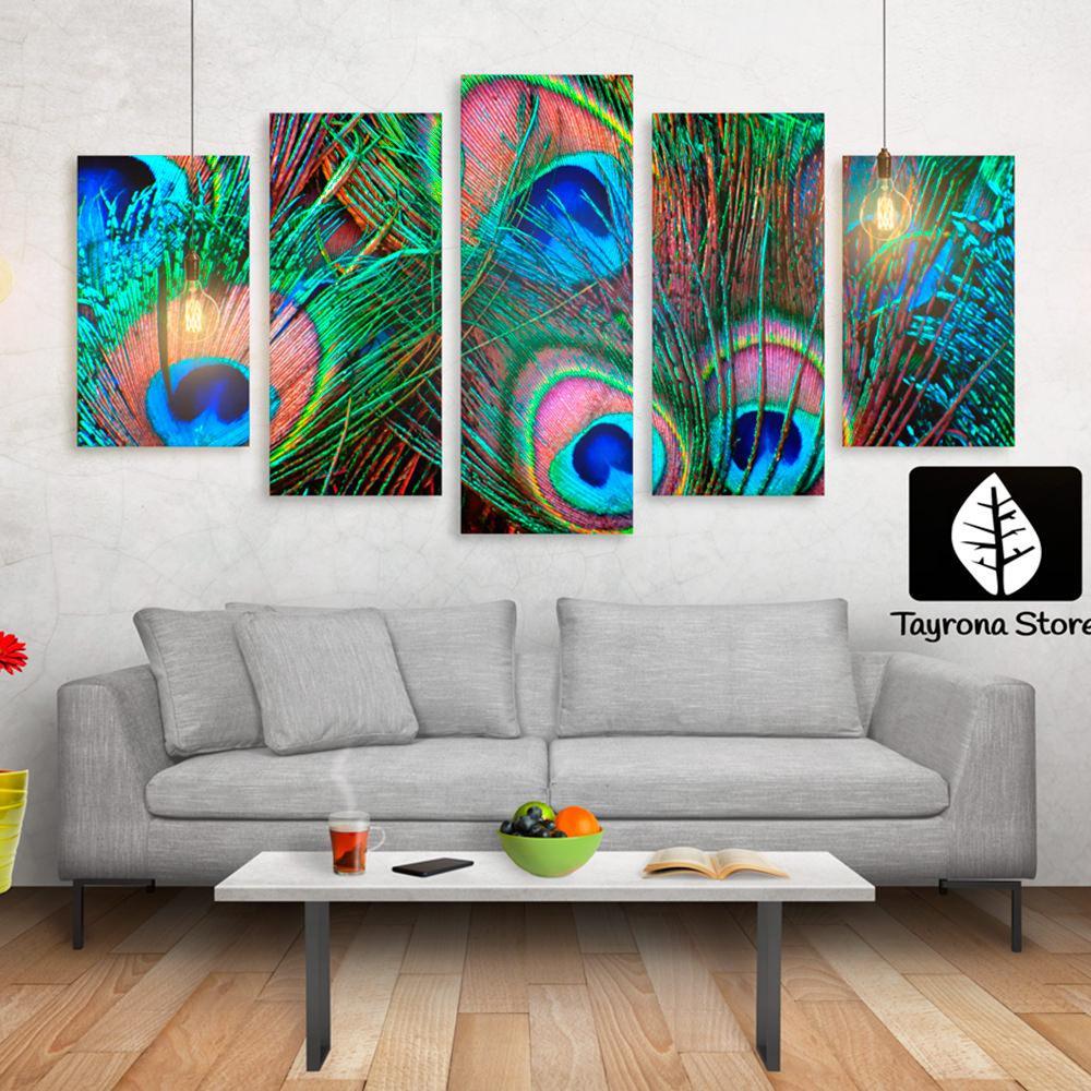 Cuadro Tayrona Store 145 X 80 Pavo Plumas 07 img #2