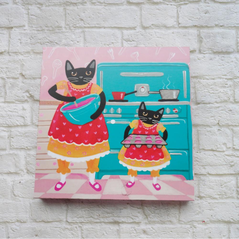 Cuadro Gatas Por Ejemplo Reposteras img #2
