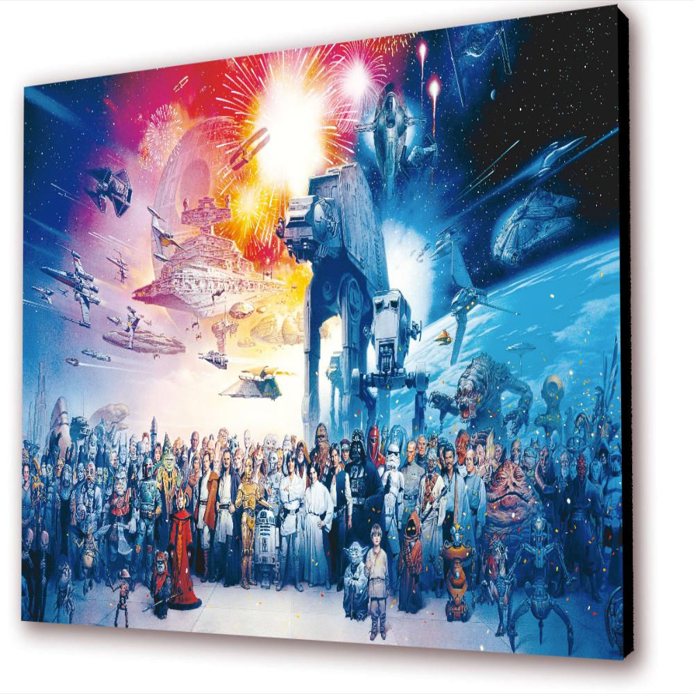 Cuadro 50X30 Cms Decorativo Poster Star Wars img #1