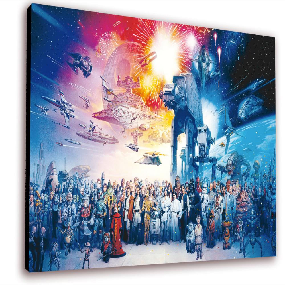 Cuadro 50X30 Cms Decorativo Poster Star Wars img #2