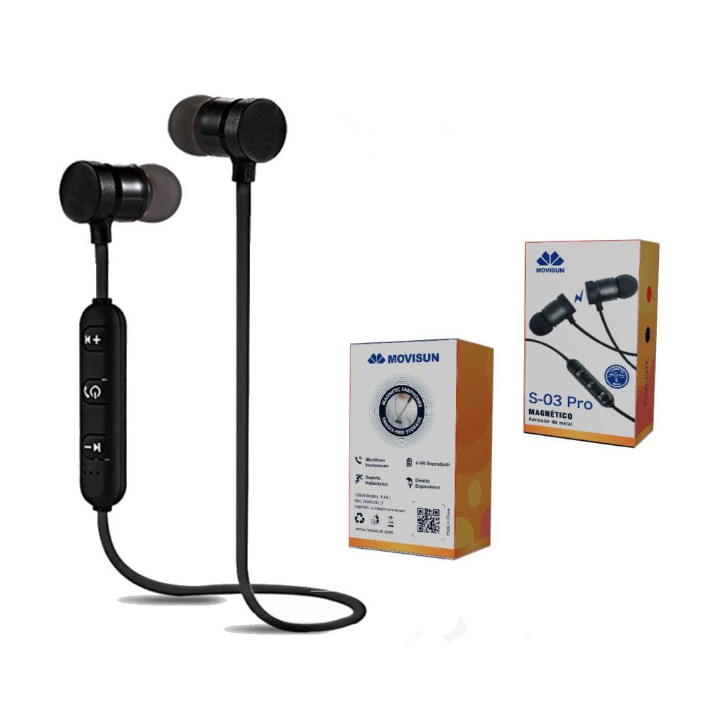 Audifonos Bluetooth Movisun S O3 Pro Con Iman img #1