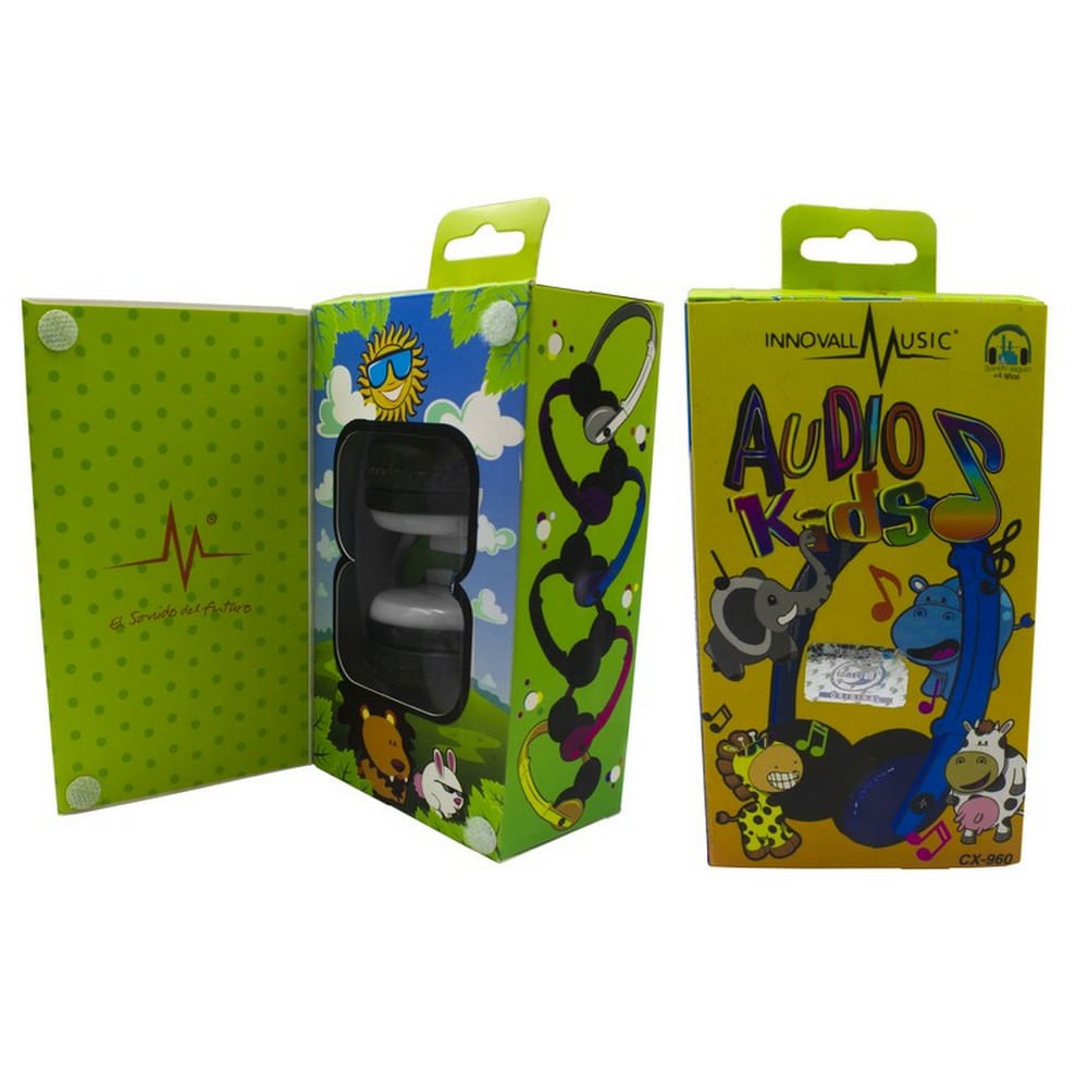 Audifonos Para Niños Con Microfono Plegable Blanco img #5