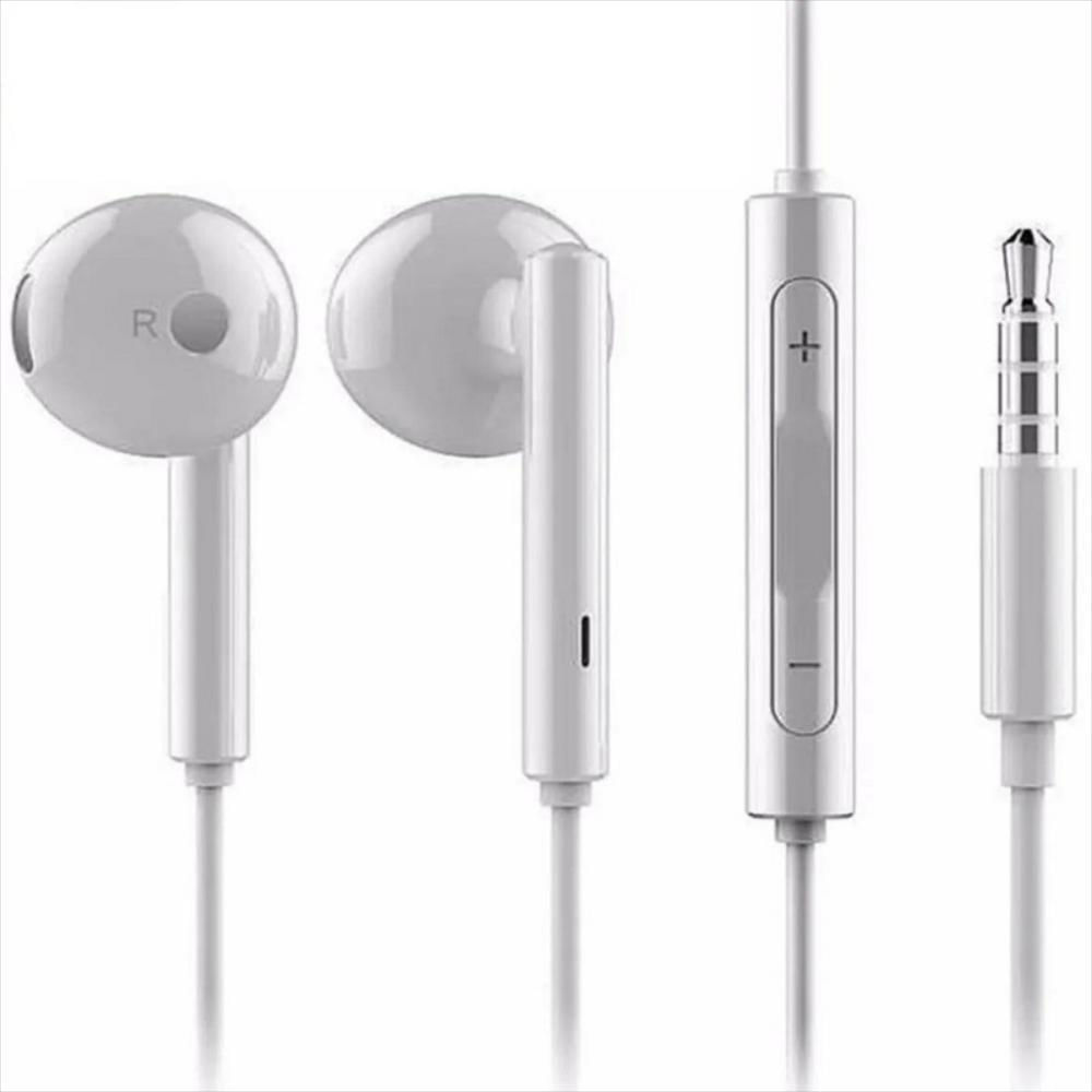 Audifonos Originales Manos Libres Huawei Conector De 3.5 Con Control De Volumen Blanco img #3