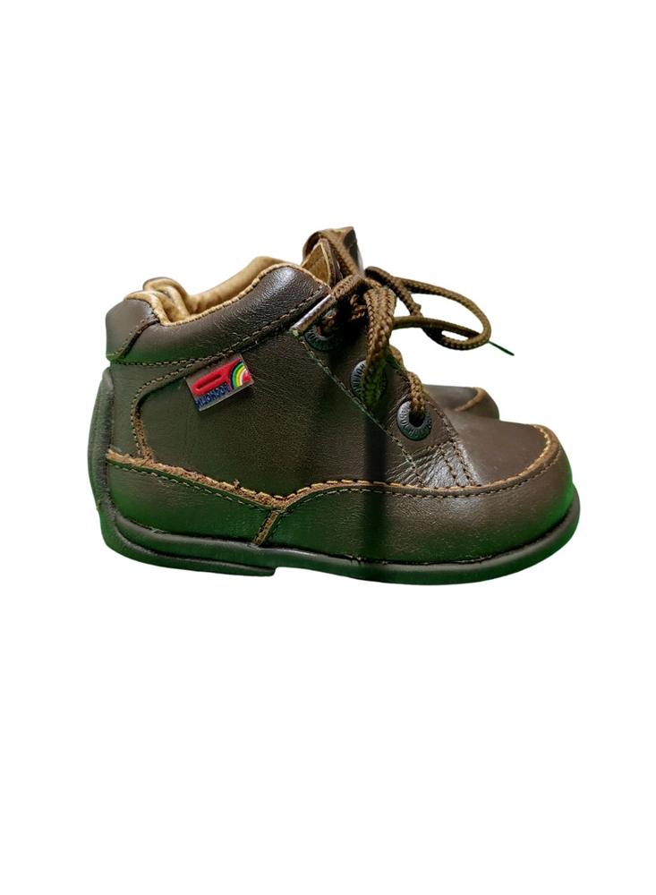 Zapatos Botas Para Bebe Piel Casual Marrón img #2