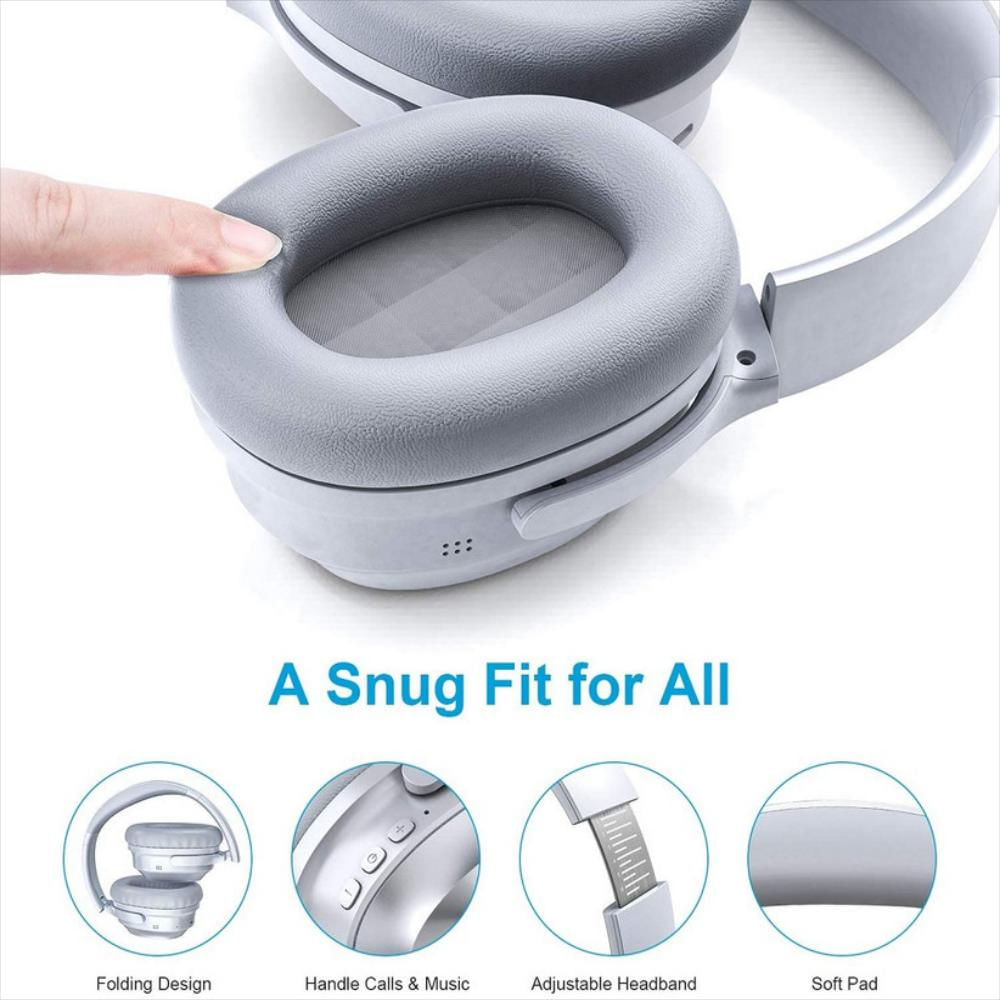 Auriculares Rca Inalámbricos Bluetooth 5.0 Micrófono Gris img #3