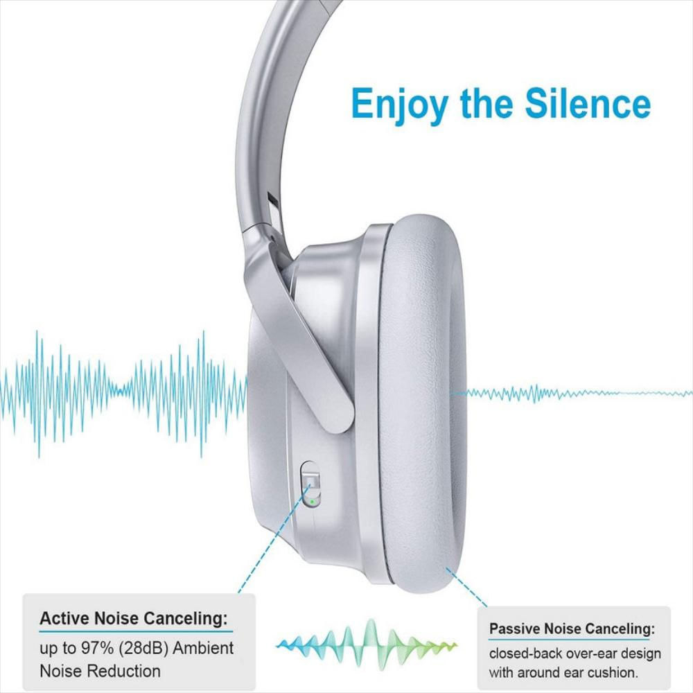 Auriculares Rca Inalámbricos Bluetooth 5.0 Micrófono Gris img #5