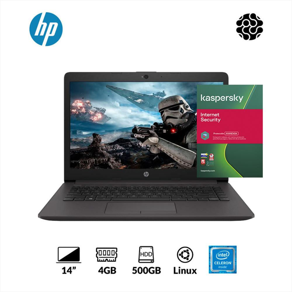 Portátil Hp 240 G7 4Gb 500Gb Intel Celeron N4020 Linux + Kaspersky img #1