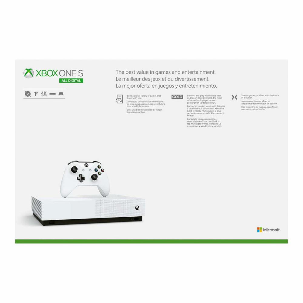 Consola Xbox One S 1Tb All Digital Edition Disc Free Gaming img #3