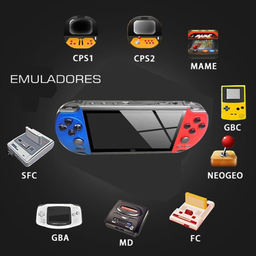 Consola Psp Mp5 Retro Emulador Nintendo Y Family 8Gb Interna img #2