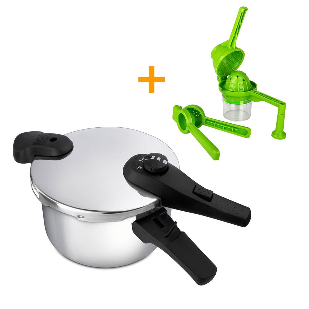 Combo: Olla A Presión 5 Lt + Exprimidor De Naranja Y Limón img #3