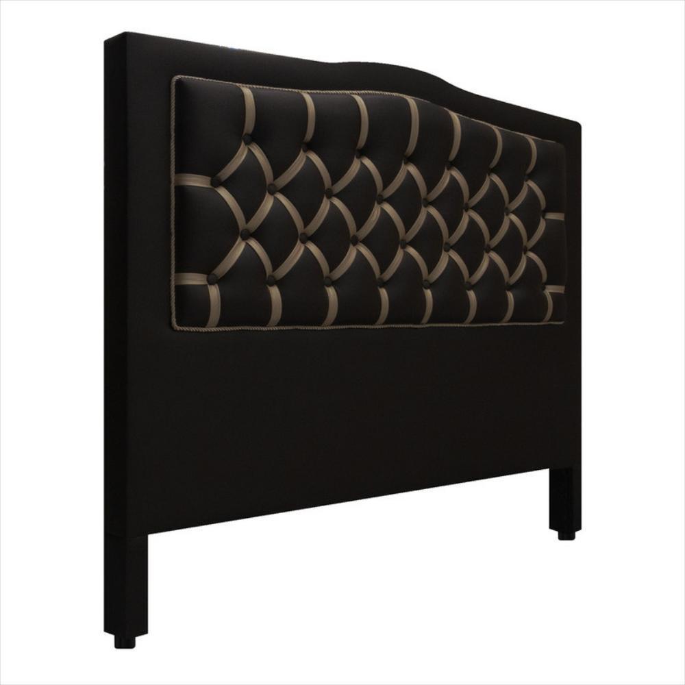 Cabecero Capitoneado Para Cama Queen Neptuno 160 img #2