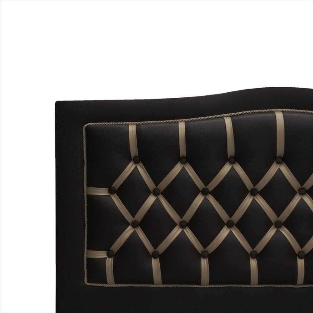 Cabecero Capitoneado Para Cama Queen Neptuno 160 img #3