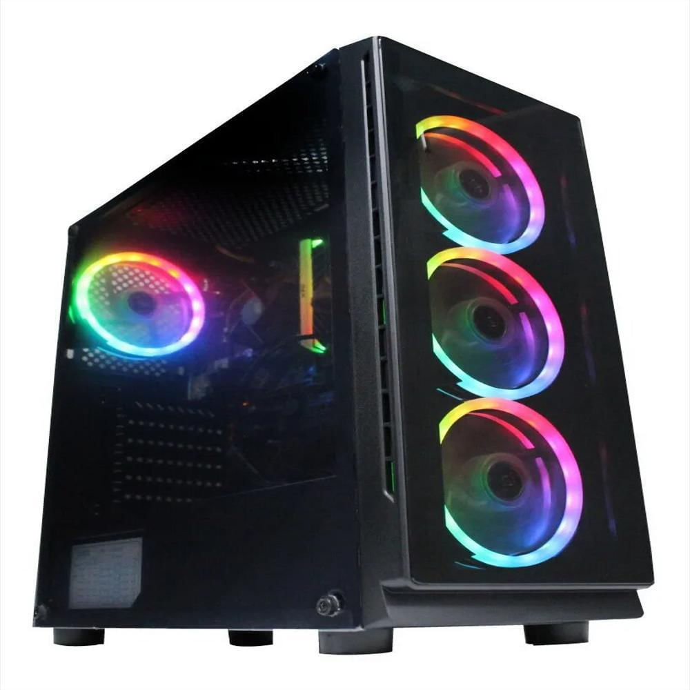 Computador Pc De Escritorio Torre Gamer Power Group Amd Athlon 3000G Ssd 240Gb Ram 8Gb Led 22 Full Hd img #2
