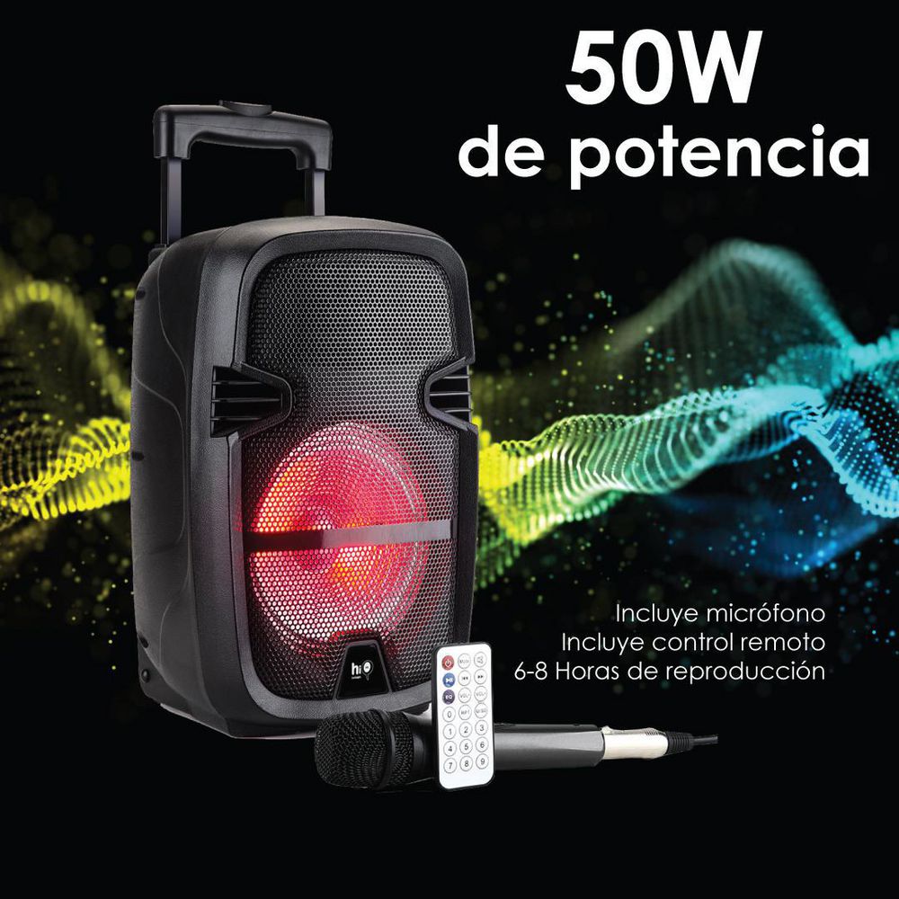 Parlante Portátil 8 Pulgadas HI Q   HI36K 8 img #2