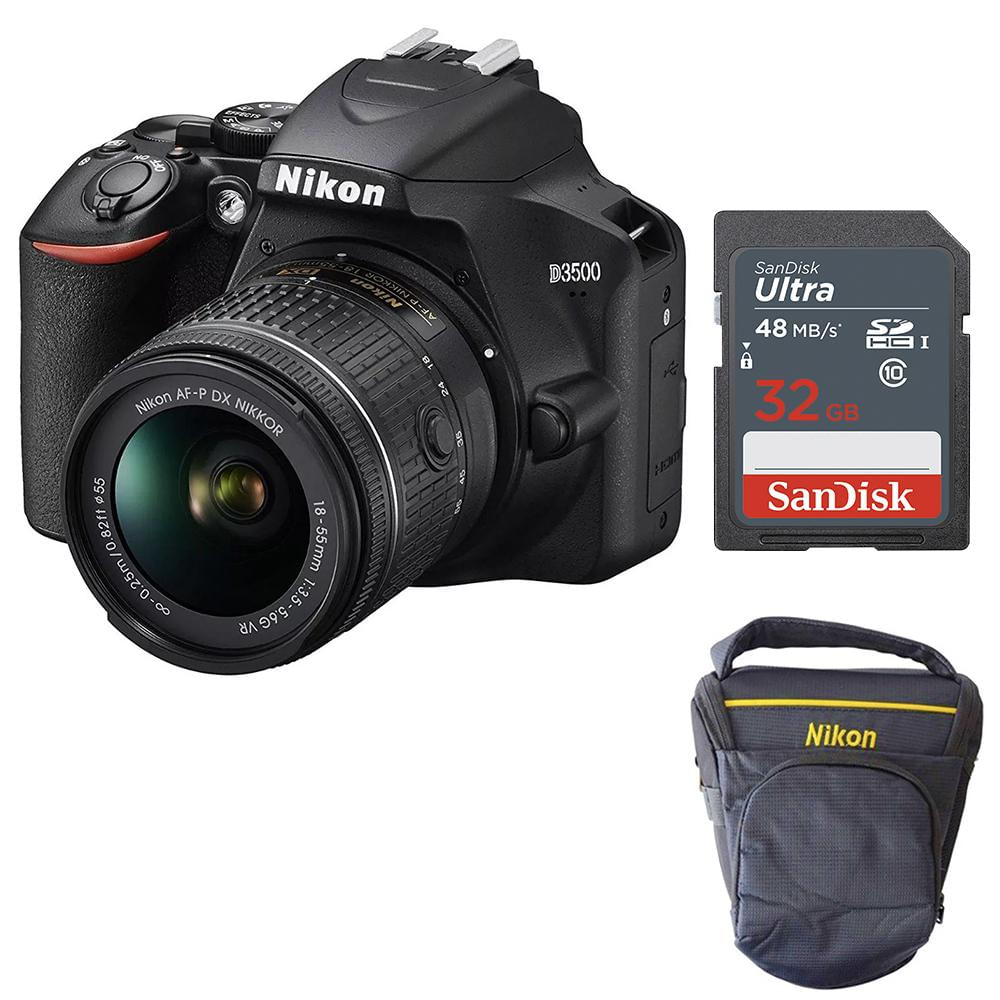 Cámara Nikon D3500 Kit 18 55Mm + 32Gb + Estuche img #1