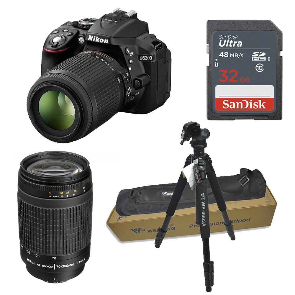 Cámara Nikon D5300 + 32Gb + 70 300Mm + Trípode img #1