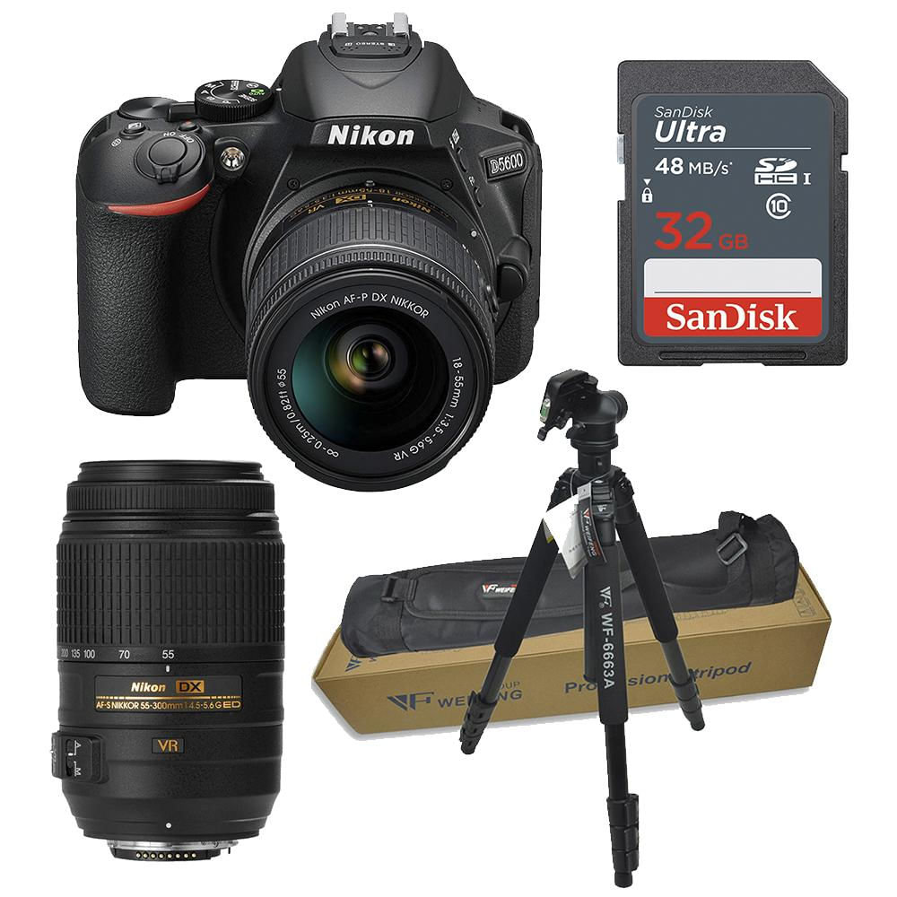 Cámara Nikon D5600 + 32Gb + 55 300Mm + Trípode img #1