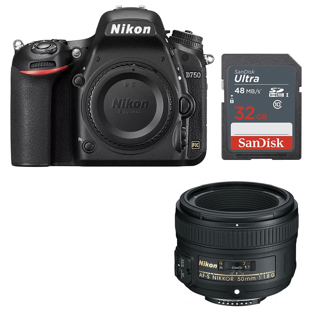 Cámara Nikon D750 Body + 32Gb + 50 1.8G img #1