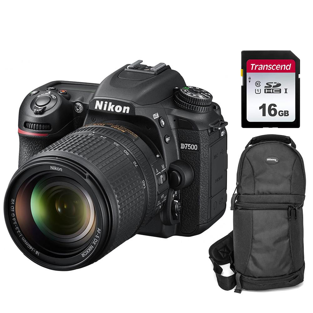 Cámara Nikon D7500 Lente 18 140Mm + Memoria 16Gb + Maletín img #1