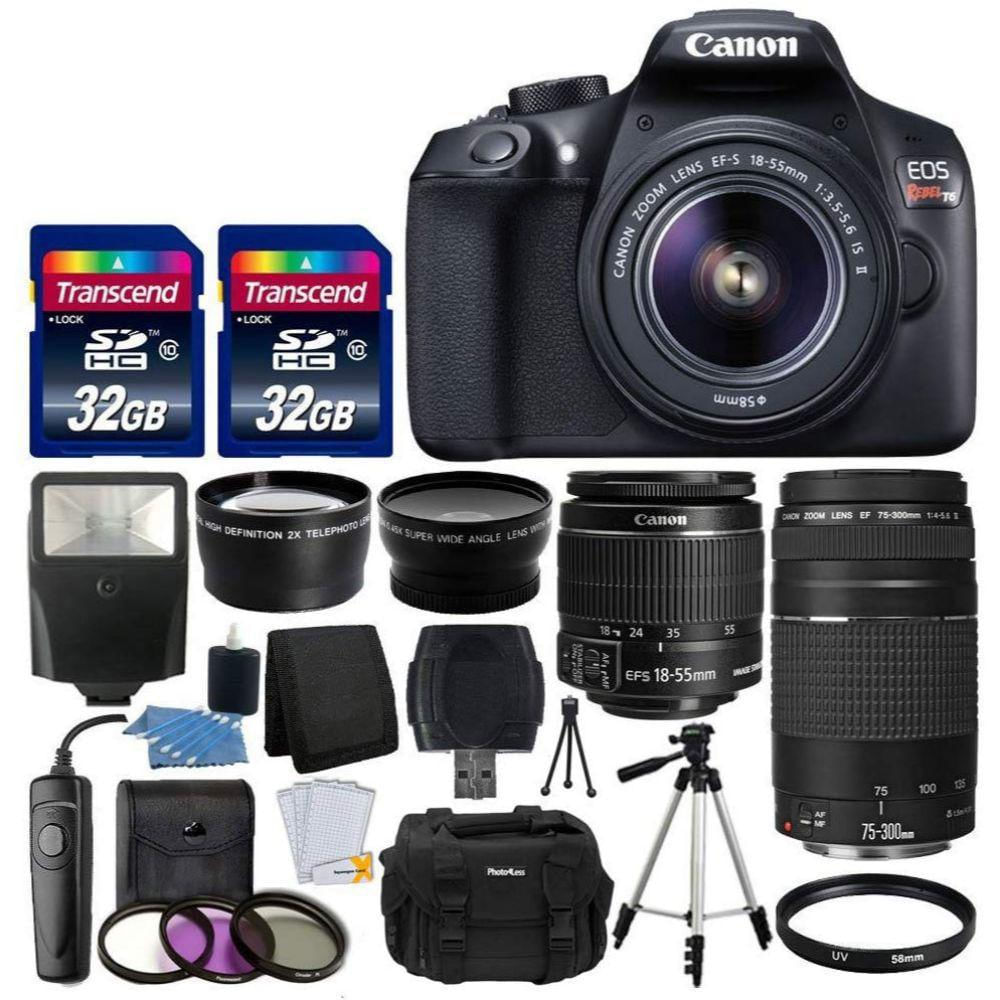 Cámara Canon Eos Rebel T6 Digital Slr Con Canon 18 55Mm Ef S img #1