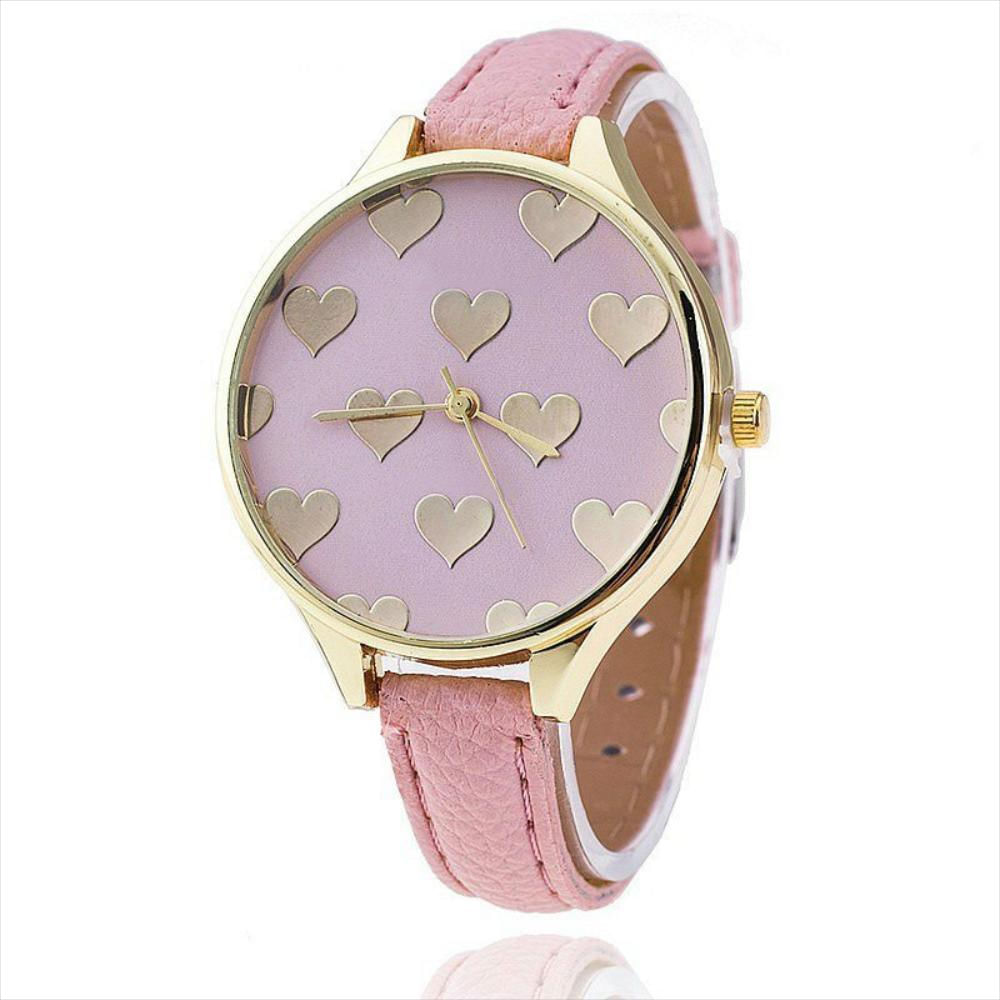 Reloj Geneva Corazones Rosa Femenino img #1