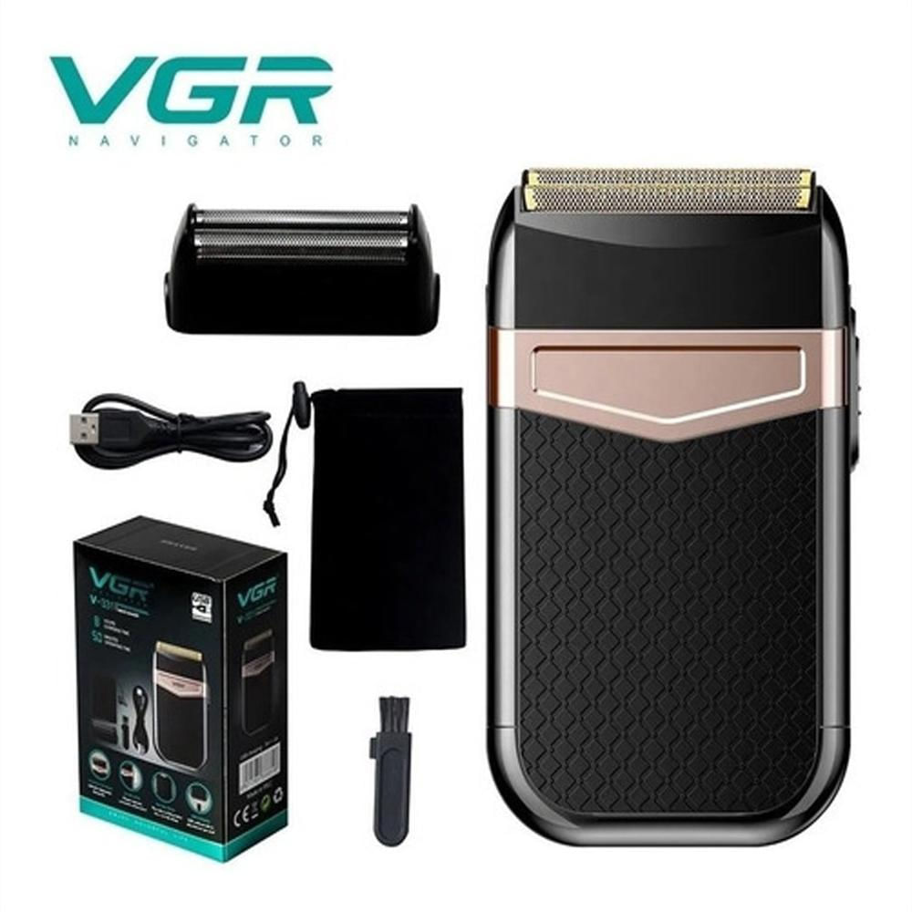 Barbera Electrica Afeitadora Vgr V 331 Recargable Usb img #1