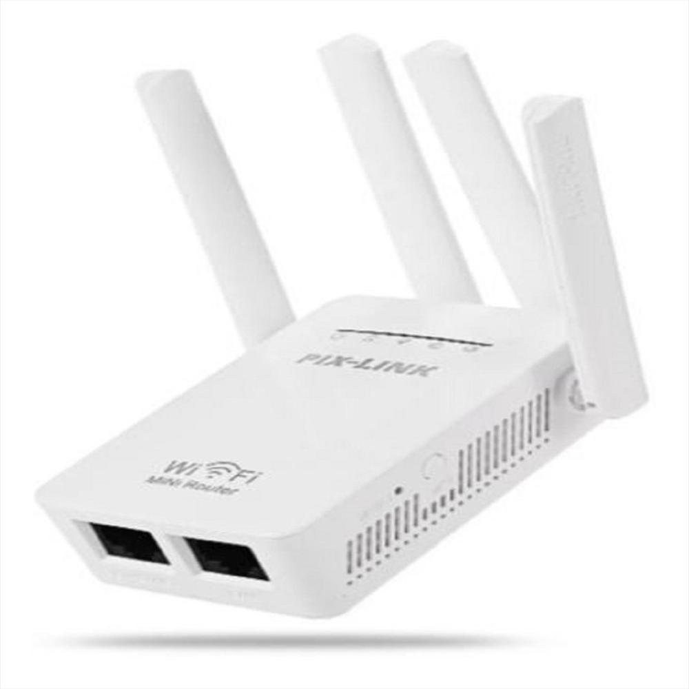 Repetidor Amplificador Señal Wifi 4 Antenas Rompemuros Pixl img #2