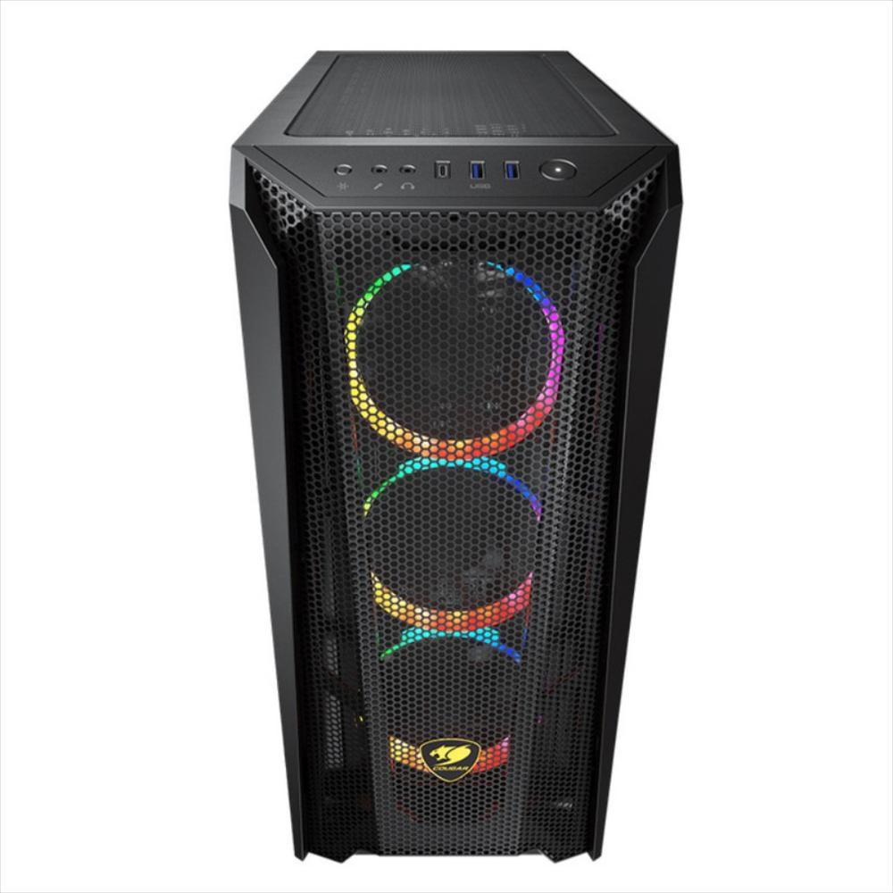 Chasis Cougar Mx660 Mesh Rgb + Fuente Cougar 600W 80+Bronze img #2