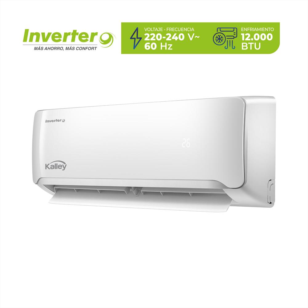 Aire Acondicionado Kalley 12.000 Btu Tipo Split Inverter K Ac12in2 220V Blanco img #2