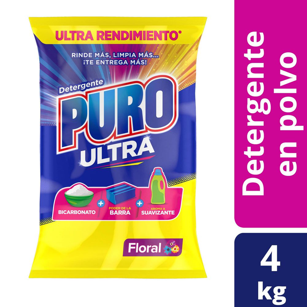 Detergente Polvo PURO 4 kg img #1