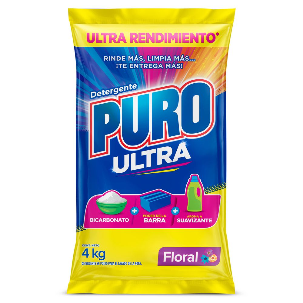 Detergente Polvo PURO 4 kg img #2