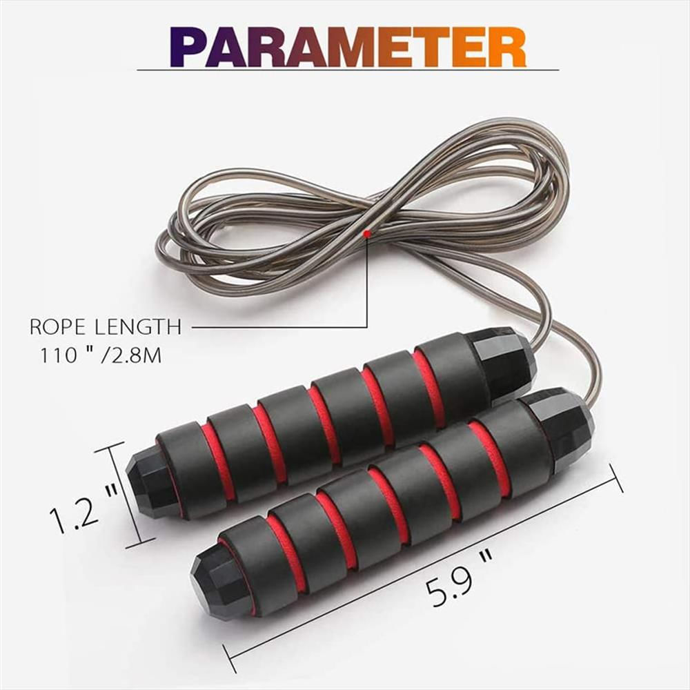 Lazo Cuerda Para Saltar Gym Con Rodamientos Guaya Ajustable img #2