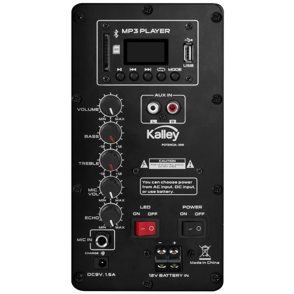 Parlante Kalley K Spk30bl2 30W Bluetooth/Fm Micrófono img #3
