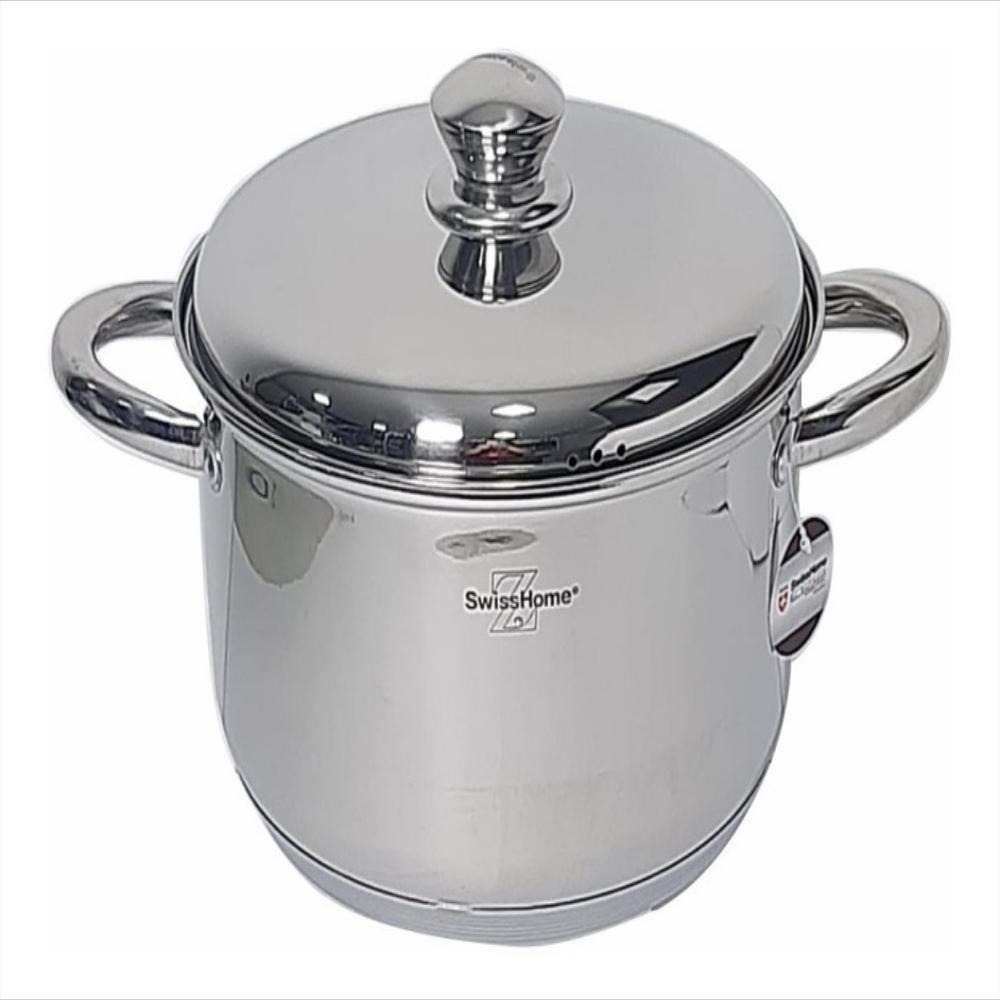 Juego De Ollas En Acero Swisshome Original Acero Quirúrgico Con Termo Difusor img #2