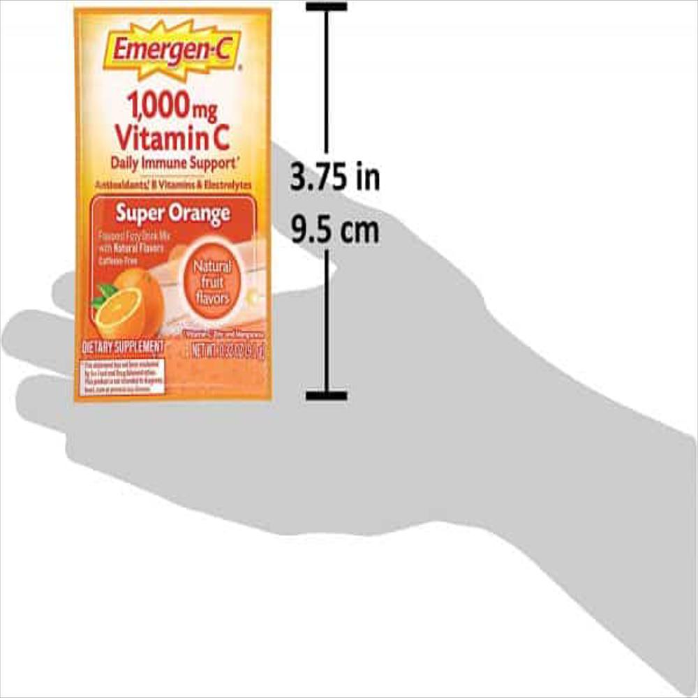 Emergen C Vitamina C 1000Mg Polvo Sabor Naranja | 10 Sobres En Polvo img #5
