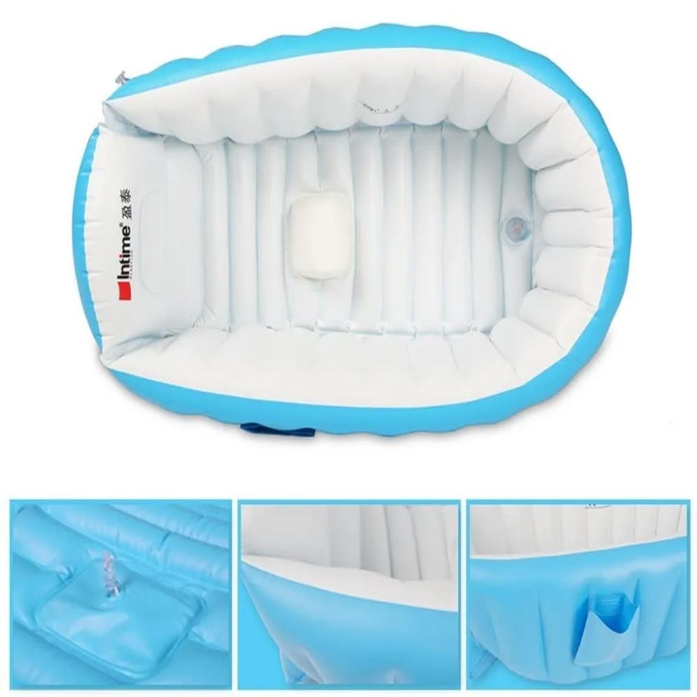 Piscina Bañera Tina Inflable Para Bebes img #2
