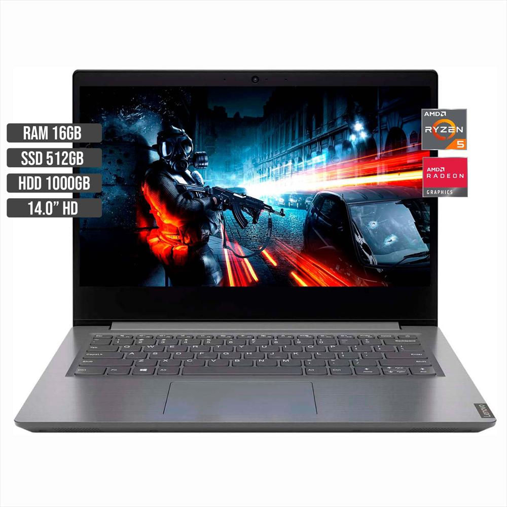 Portatil Lenovo Amd Ryzen 5 4500U Ssd 512 + Hdd 1Tb Ram 16Gb img #1