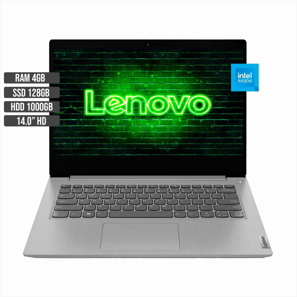 Portatil Lenovo Intel Dual Core N4020 Disco Hdd 1Tb + Ssd 128Gb Ram 4Gb img #1