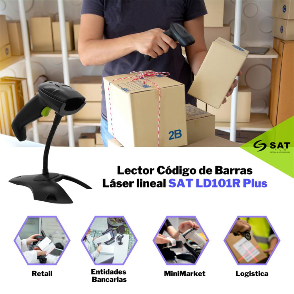 Scaner Sat Ld101r Plus Laser 1D Usb img #3