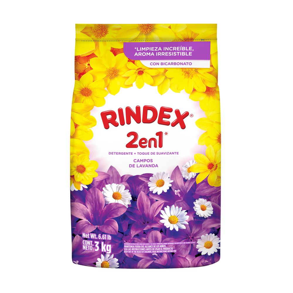 DETERGENTE CAMPOR DE LAVANDA RINDEX 3000 gr img #2